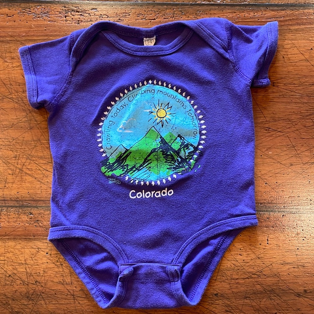 RABBIT SKINS | purple onesie | 12 months